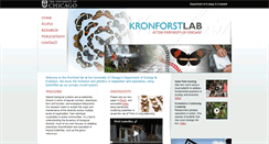 Desktop Screenshot of kronforstlab.org